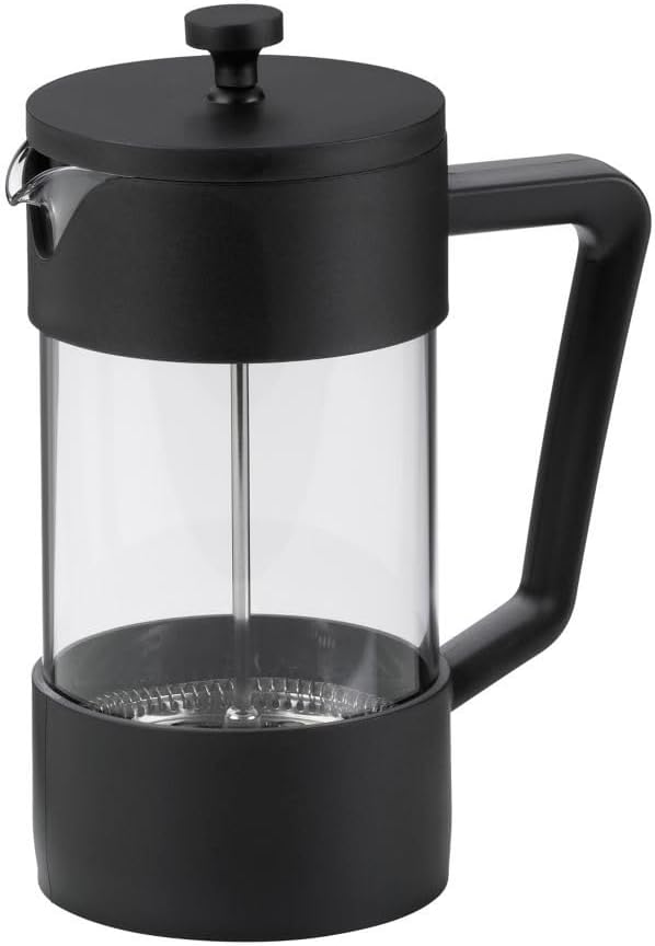 Kela 10849 Roma Coffee Press Black Size: 3.9 x 6.7 x 8.5 inches (10 x 17 x 21.5 cm) Coffee Maker 33.8 fl oz (1000 ml)
