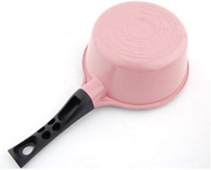 Kitchen Art Ceramic Pot set Nonstick Dishwasher Safe Cookware Set Nonstick Pots and Pans Set Thermo-Spot Heat Indicator 4 Piece pink