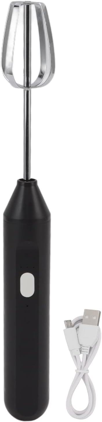 Electric Hand Blender3 in 1 Immersion Blender Handheld Beater Electric Milk Frother Coffee Blender Milkshake Blender Foamer Kitchen Tools(Black)