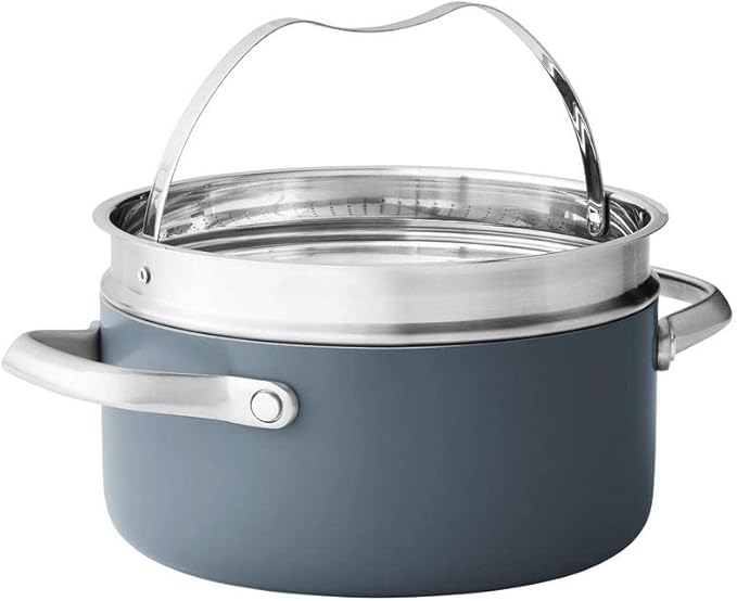 Member Mark 11 Piece Modern Ceramic Cookware Set With Smart Kitchen Tools Set (Assorted Colors) (Gray)