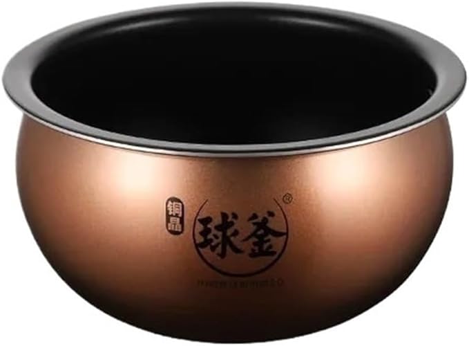Electric Rice Cooker Inner Pot Compatible for SUPOR Electric Pressure Cooker Inner Pot 2.5L/3L/4L/5L/6L Non Stick Pot Inner Pot (Multiple Kind 27 (Spherical Inner Pot 4L))