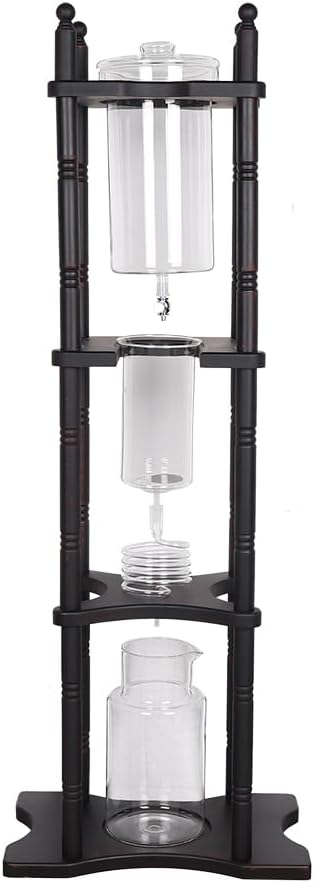 Classic Cold Brew Dripper Coffee Maker 67.63oz Iced Coffee Machine with Adjustable Speed Dripping &amp Timer Smooth Drip Cold Brew Coffee Pitcher Makes 25 Cups for Cafes Bars Clubs