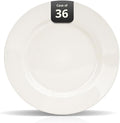 Stoneware Wide Rim Commercial Grade Dinnerware (America White Plate 6.25)