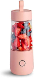Mini Portable Electric Fruit Juicer Usb Rechargeable Smoothie Manufacturer Blender Machine Sport Bottle Juice Cup(Pink)