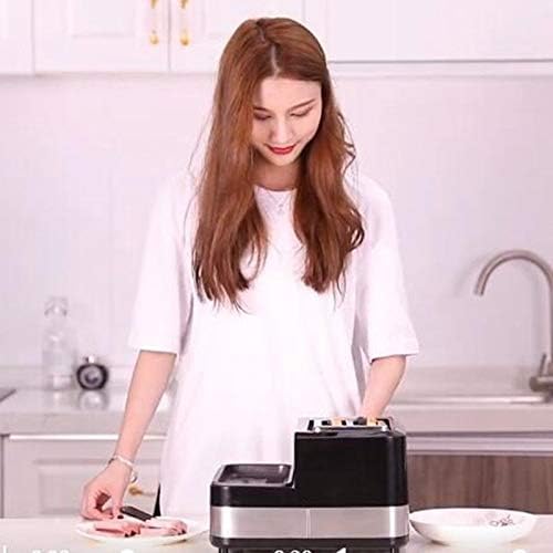 TOPCHANCES Multi-functional Electric Breakfast Sandwich Maker Toast Maker 2 -slice Bread Toaster Egg Boil Steamed and Fried for Space Saving