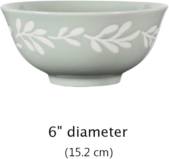 12-Piece Stoneware Dinnerware SetMicrowave &amp Dishwasher Safe Includes Dinner Plates Salad Plates Bowls and Mugs Service for 4
