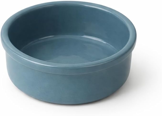 Areste Mexican Clay Cookware Set of 6 – Full Light Blue Terracotta Pots Bowls Plates &amp Serving Dishes – Spanish Earthenware for Baking Yogurt Kheer Meat Vegetables – Cazuelas Mexicana