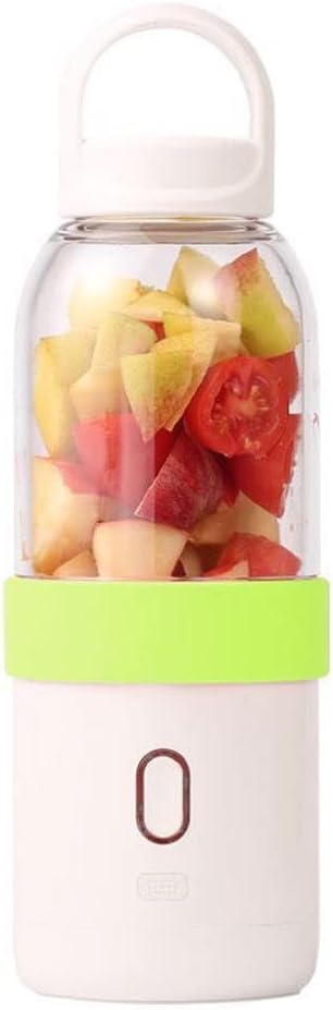 Portable Blender for Shakes and Smoothies Personal Blender with USB Rechargeable 6-Piece-Blade BPA Free for Travel Office and Sports (Color : Green)