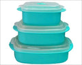 Microwave Cookware Set Turquoise
