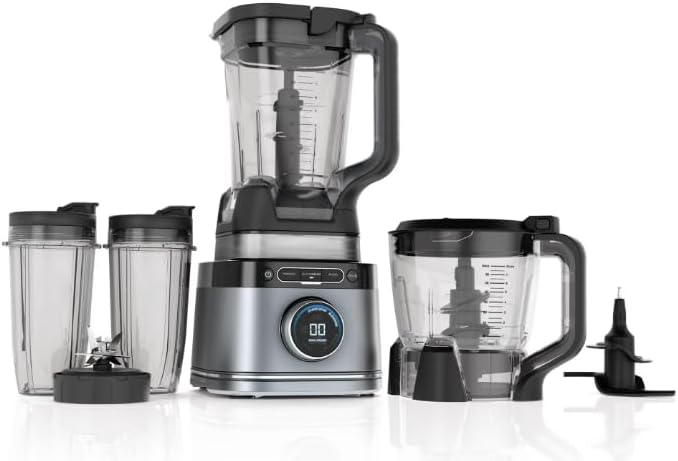 Niin-jaa Detectt Kitchen System 72 Oz Blender 3 Speeds Blend Crush Chop Smoothies BlendSense Technology 1700 W Crushing Blades Color Silver (model TB 400)