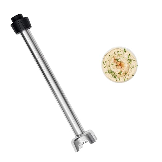 Restaurantware-ATTACHMENT ONLY: Hi Tek 18 Inch Immersion Blender Attachment 1 Dishwashable Blending Shaft - Blender Sold Separately Durable Stainless Steel Blenders Attachment