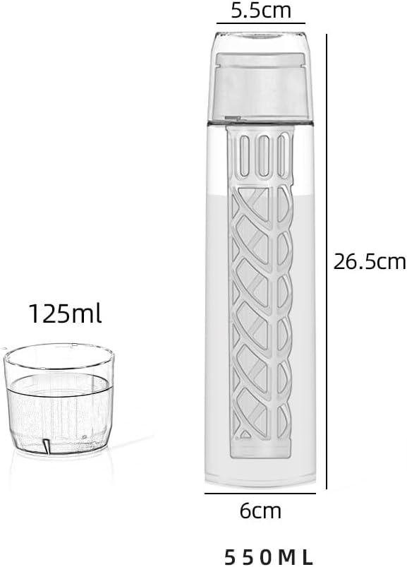 CANDeal Cold Brew Coffee Maker Heavy-Duty Glasses Pitcher Iced Coffee Maker and Tea Brewer with Easy to Clean Reusable Mesh Filter (500ml)