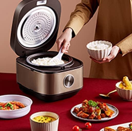 Multifunctional Rice Cooker Household 3/4/5l Removable Non-Stick Inner Pot Large Capacity 900w Rice Cooker (5l) (3l)