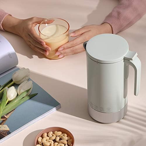 Soymilk Machine Boiled Water Automatic Mini Electric Heating SOYA-Bean Milk Juicer Stir Rice Paste Maker Filter-Free 350ml(E)