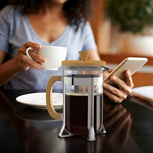 French Press 8-Cup Coffee Makers Heat-Resistant Borosilicate Glass