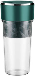 Portable Blender Personal Blender with Rechargeable USB Made with BPA-Free Material Portable Juicer (Color : Green)