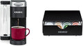 Keurig® K-Supreme Single Serve K-Cup Pod Coffee Maker MultiStream Technology Black &amp Slim Non-Rolling Storage Drawer Coffee Pod Storage Holds up to 24 K-Cup Pods Black