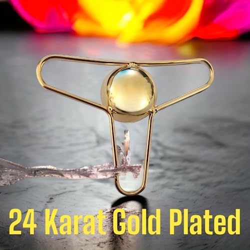 Coffee Alive Plated 24 Karat Gold Blanching Tool: Enhance Your Coffee Flavor with This Simple and Effective Tool