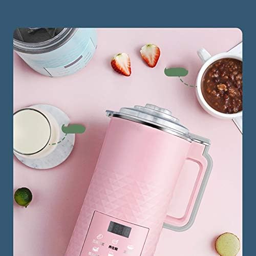 Automatic Electric Soymilk Machine Household Multifunction Mini Juicer Soya-Bean Milk Stir Rice Paste Filter-free Maker(Black)