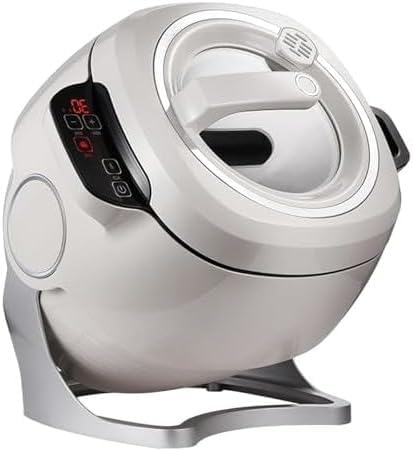 2000W Automatic Cooking Machine 6L Auto Stir Fry Wok Fried Rice Cooking Machine with Smart Touch 360° Rotating 3D All-round Heating for Home Restaurant