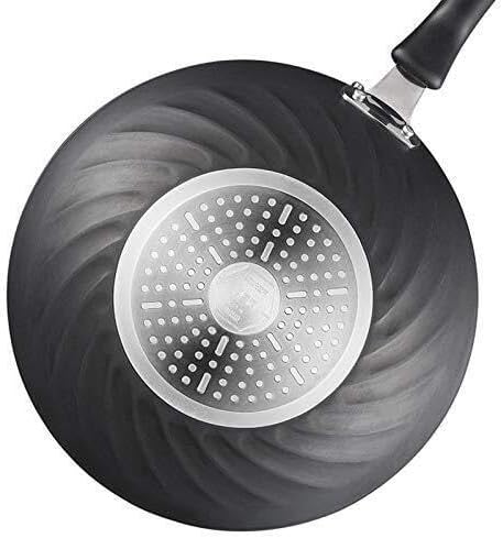 3-Piece Non-Stick Aluminum Alloy Cookware Set with 30cm Wok 26cm Frying Pan &amp 20cm Soup Pot Visible Lids