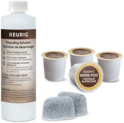 Keurig K-Supreme Single Serve K-Cup Pod Coffee Maker (Black) Bundle with Keurig 3-Month Brewer Maintenance Kit (2 Items)