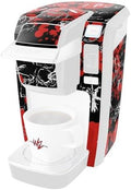 Decal Style Vinyl Skin compatible with Keurig K10 / K15 Mini Plus Coffee Makers Emo Graffiti (COFFEE MAKER NOT INCLUDED)
