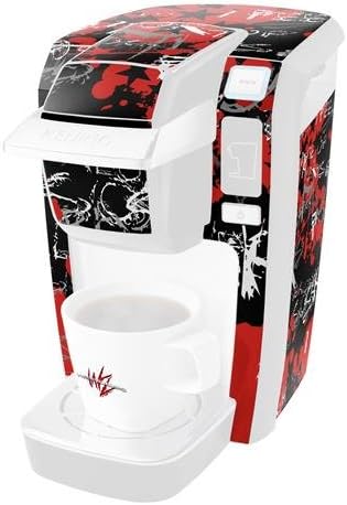 Decal Style Vinyl Skin compatible with Keurig K10 / K15 Mini Plus Coffee Makers Emo Graffiti (COFFEE MAKER NOT INCLUDED)