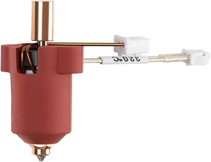 For Creality K1/K1Max/K1C Hotend Upgrades Kit Ceramic Heating Block Kit High-speed Printing 3D Printers Hotend Copper Nozzle(0.8mm)