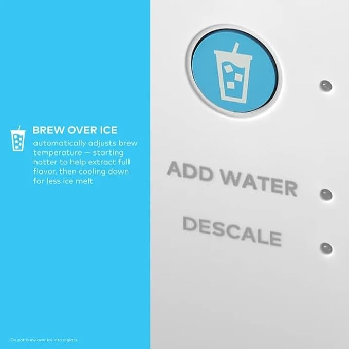 KeurigK K- Express Essentials Plus Iced and Hot Single Serve K Cup Pod Coffee Maker Versatile Brewing (6 8 10oz) 36 oz removable water reservoir (White)