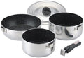 Mirror Marble one-touch pan 5 Pcs Set MM – 324