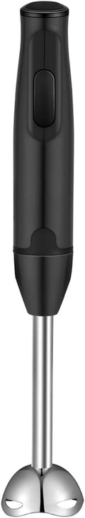 Hand Blender Easy To Handle 400W Hand Blender With Titanium Alloy Blades Stainless Steel Immersion Mixer Easy To Store For Kitchen Soup Food Puree Coffee Milk Drinks