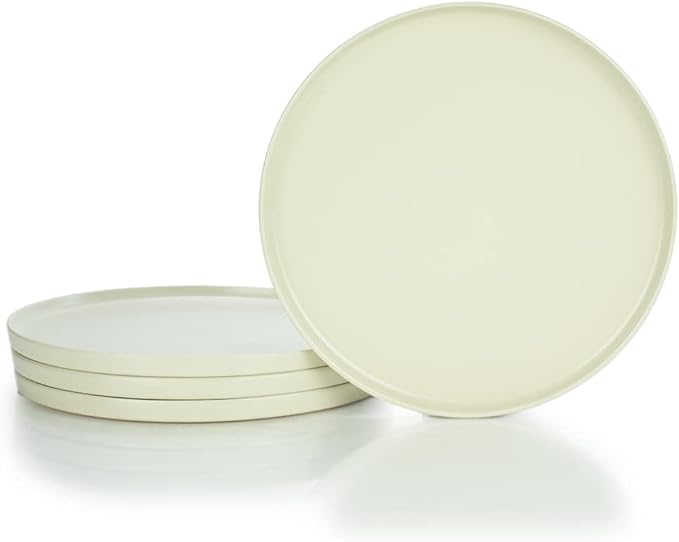Everything Kitchens Modern Flat Dinnerware Collection (Leona 16 Piece Dinnerware Set)