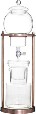 Drip Cold Brew Coffee Maker Set for Home Restaurant Office 20.2oz Manual Drip Coffee Brewer Carafe with Adjustable Water Flow Fits Most Coffee Pots