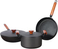 Pots and Pans Sets Frying Pan5 Piece Nonstick Iron Cookware Set Cookware Instant Cooker Accessories Hot Cooking Cookware Set