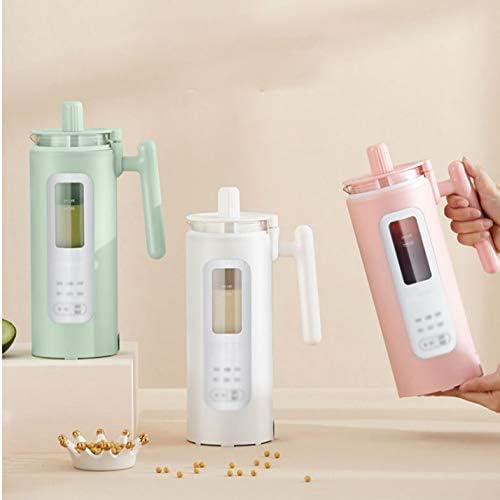 Soymilk Machine Soy Milk Maker Automatic Portable Electric Heating SOYA-Bean Milk Stir Rice Paste Maker Filter-Free 350ml(Black-JoJo's Bizarre Adventure1)