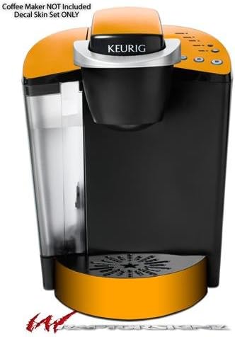 Decal Style Vinyl Skin compatible with Keurig K40 Elite Coffee Makers Solids Collection Orange (COFFEE MAKER NOT INCLUDED)