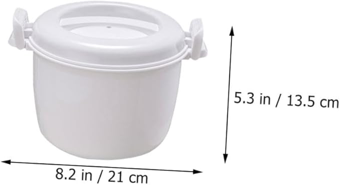 2pcs Practical Rice Cooker Set Microwave Rice Cooker Making Tool Household