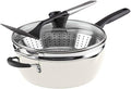Cuisinart Preferred Pan 4-Pc Set - Crème de la Creme (4.5 Qt. Multi-Purpose Pan w/Cover Steamer Slotted Turner)