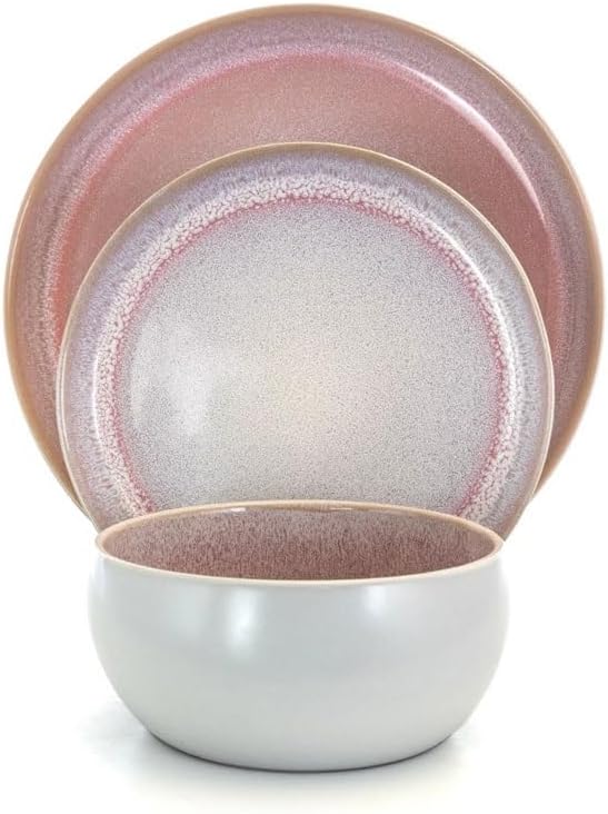 16 Piece Stoneware Dinnerware Set Dinner Plates Set Food Plate Dish Ceramic Dishes To Eat Sets Tableware