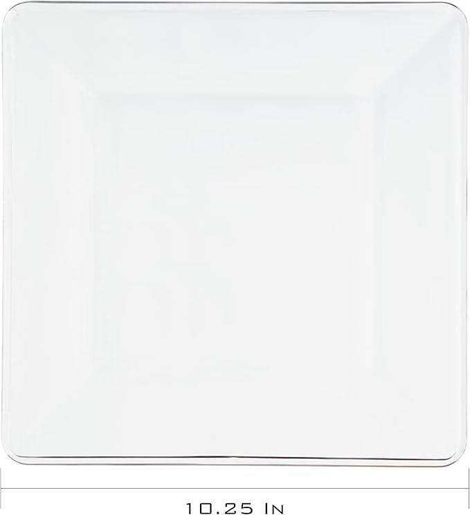 SEDLAV Square Clear Glass Dinnerware Set (12 Pieces)