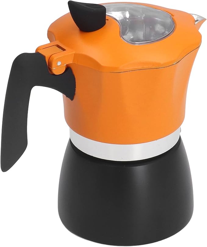 Italian Style Aluminum Stove Coffee Maker for Rich Flavor and for Home Office Travel