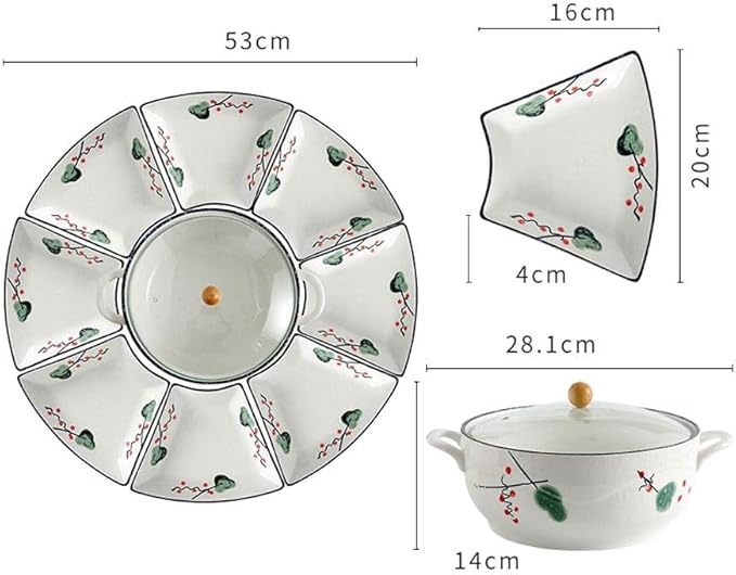 Elegant Dinnerware Set Dinner Plates Bowls Set Luxurious Dinnerware Full Service Set Bpa-Free Dishwasher Safe The Best Gift For Family And Friends