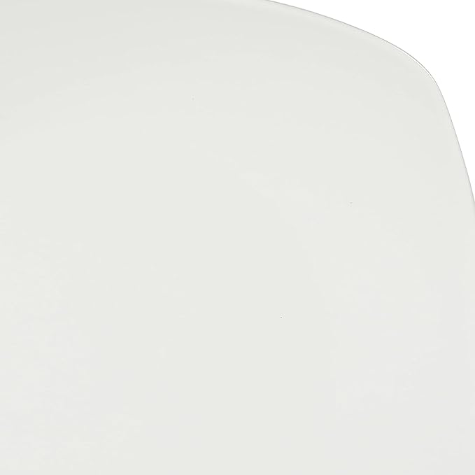 Gibson Home Zen Buffet Matte Porcelain Chip and Scratch Resistant Plates and Bowls Dinnerware Set - White Service for 4 (8pcs)