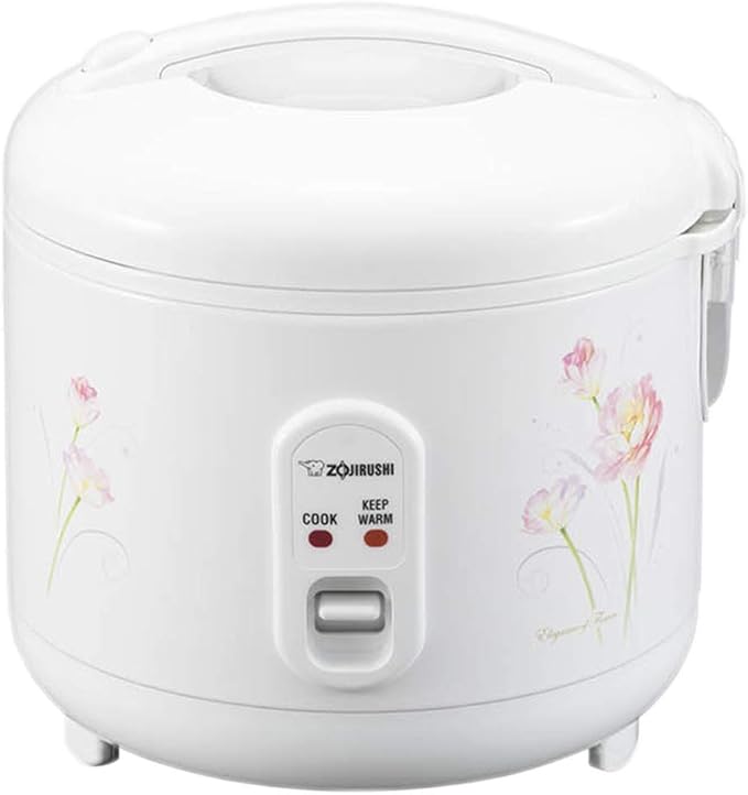 Zojirushi NS-RPC10FJ Rice Cooker and Warmer 1.0-Liter Tulip