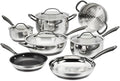 Cuisinart RADIANT PRO 11-Piece Stainless with Brushed Titanium Finish Cookware Set