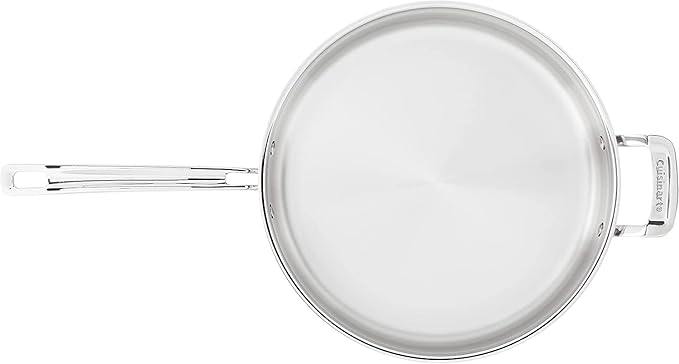 Cuisinart 12 Piece Cookware Set MultiClad Pro Triple Ply Silver MCP-12N and MCP33-30HN MultiClad Pro Triple Ply 5.5-Quart Saute Skillet Sauté Pan w/Helper &amp Cover