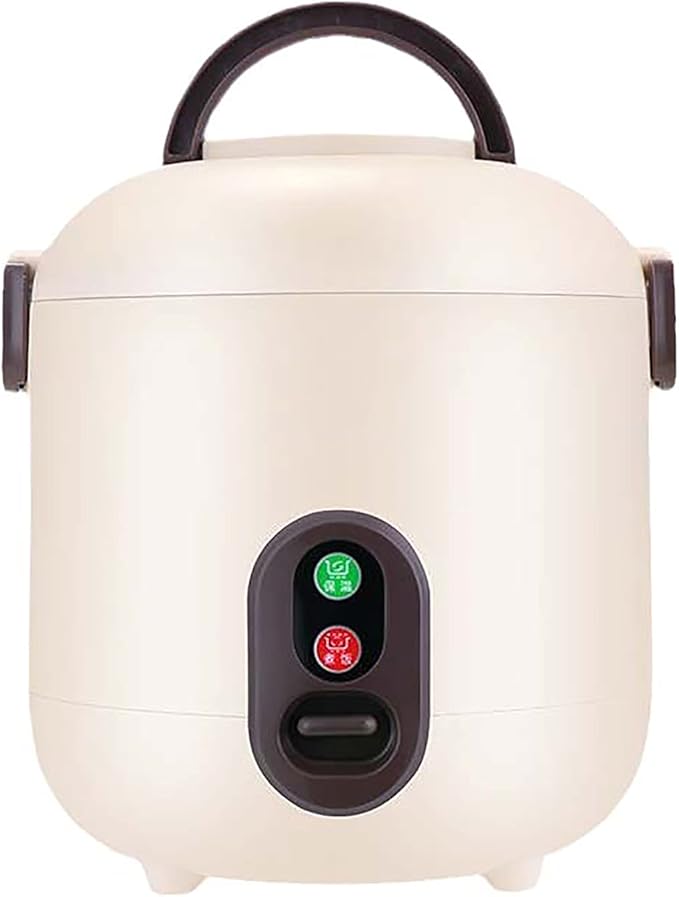 Rice Cooker And Steamer Electric With Simple One-Touch Cooks Rice Meat Curry And Porridge(Beige1l)