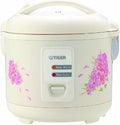 Tiger JAZ-A18U-FH 10-Cup (Uncooked) Rice Cooker and Warmer with Steam Basket Floral White