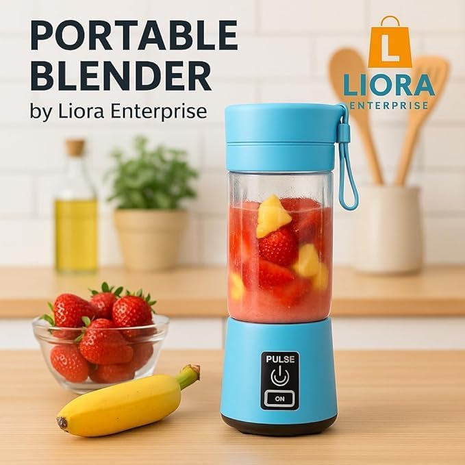 Portable Juicer Blender with 6 Blades 38oml